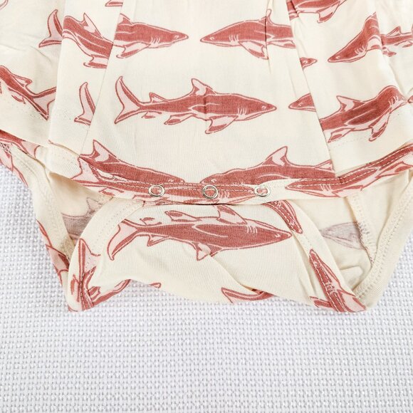 Kate Quinn LS Long Sleeve Ballerina Bubble Cedar Shark 12-18 Months Bamboo New - Picture 15 of 16